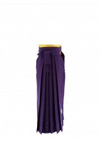 卒業式袴単品レンタル[友禅]紫に花模様[身長161-165cm]No.320
