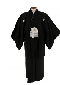 紋付袴No.116|黒色　うるし
対応身長 / 175cm前後
