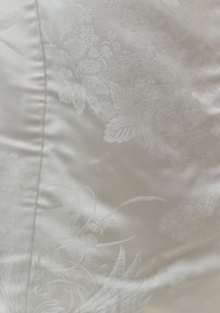 結婚式の白無垢・花嫁用着物|鶴と雀に野の花柄 [かわいい系] No.301