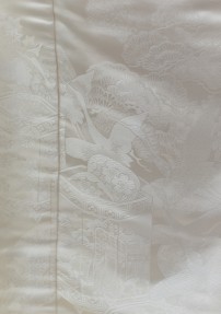 結婚式の白無垢・花嫁用着物|貝桶と鶴に花々 [かわいい] No.318