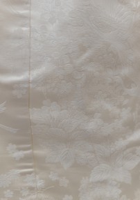 結婚式の白無垢・花嫁用着物|鶴と雀に野の花柄 [かわいい] No.321