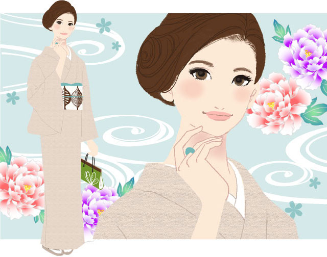 訪問着・色無地・小紋