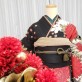 【カネマタお題コーデ】黒地に赤の菊柄振袖で『SEKAI NO OWARI』コーデ