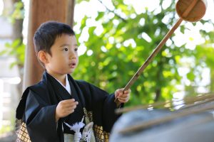 住吉神社で七五三ロケーション撮影