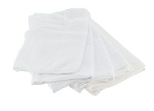 体の胴回りに巻く補正用タオル。綿素材だと汗をよく吸い込む