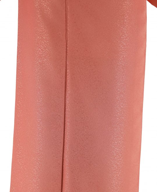 色無地 サーモンピンク 身長159cmまで No 2 着物レンタルのkanemata カネマタ