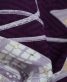 お宮参りの男の子用初着・産着 |黒に紫のさや形文様地に宝船No.31