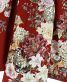 成人式振袖[シック]暗いエンジにグレイッシュな花々[身長163cmまで]No.1078