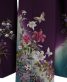 参列振袖[個性派レトロ]紫に花と蝶[身長172cmまで]No.533