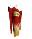 成人式振袖[シンプル古典]赤に桜の刺繍[身長170cmまで]No.555