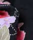 参列振袖[ガーリー]黒×赤紫・花々[身長167cmまで]No.674