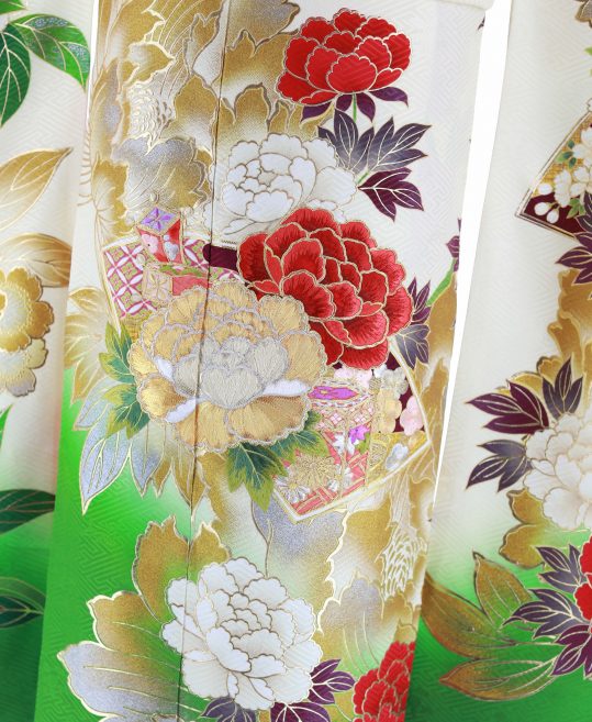 正絹手刺繍丹後縮緬豪華訪問着 住まい