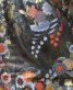 結婚式の色打掛・花嫁用着物|黒地に花と蝶、鳳凰 No.272