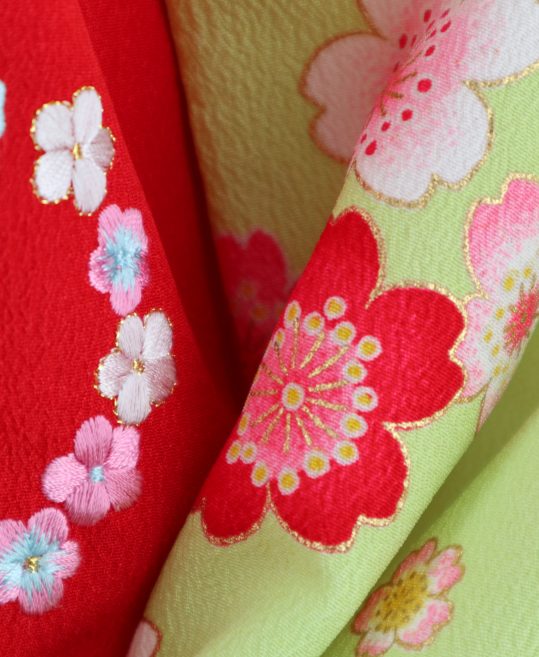 SALE！！七五三3歳　被布セット　花夢ニ | [あめてまり] 被布セット 七五三 3歳 女の子 被布コート 京都