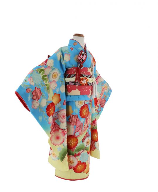 着物 四つ身 七五三 友禅 ¥49800 粘
