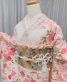 成人式振袖[ロマンチック]白×ピンク・八重桜[身長168cmまで]No.647