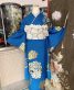 参列振袖[Vサンク×aoi]青に金白の箔で牡丹[身長165cmまで]No.1053