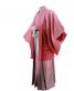 紋付袴No.138|ピンク色から濃ピンク色へぼかし　市松模様
対応身長 / 170cm前後