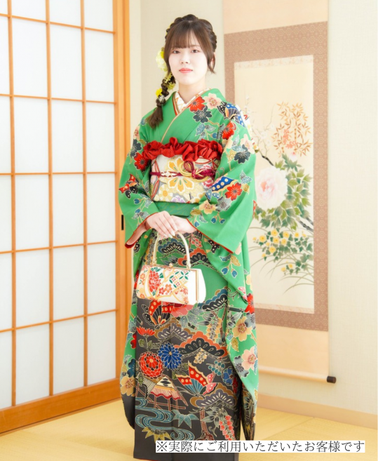 【成人式・前撮り】お手軽!ママ振袖小物だけレンタルセット・クリーニング付き[相談無料]